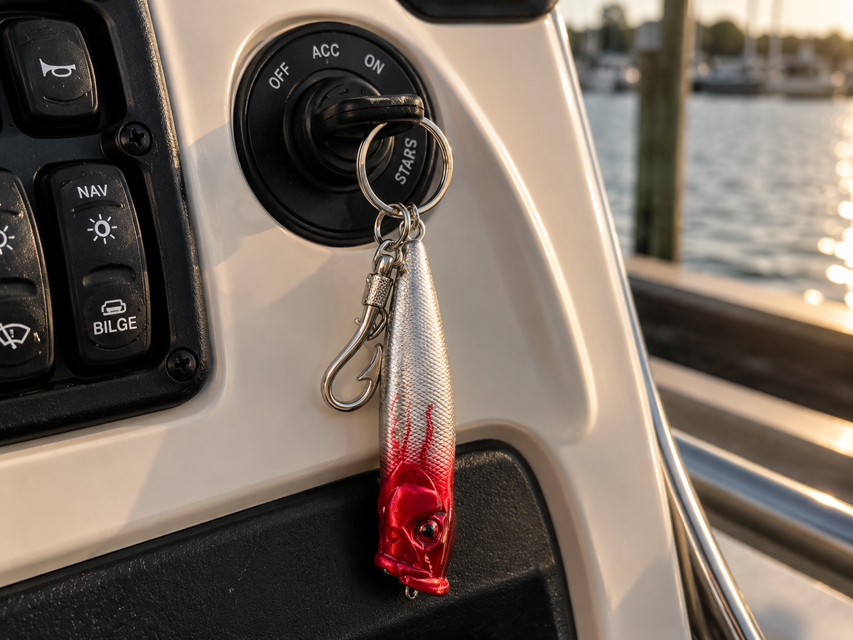 LUCKY LURE KEY CHAIN