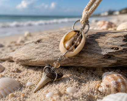 COWRIE ME AWAY NECKLACE