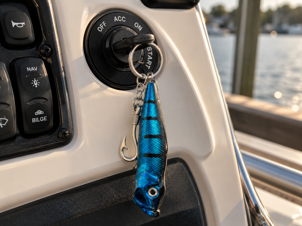 LUCKY LURE KEY CHAIN