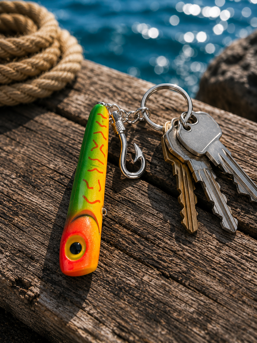 LUCKY LURE KEY CHAIN