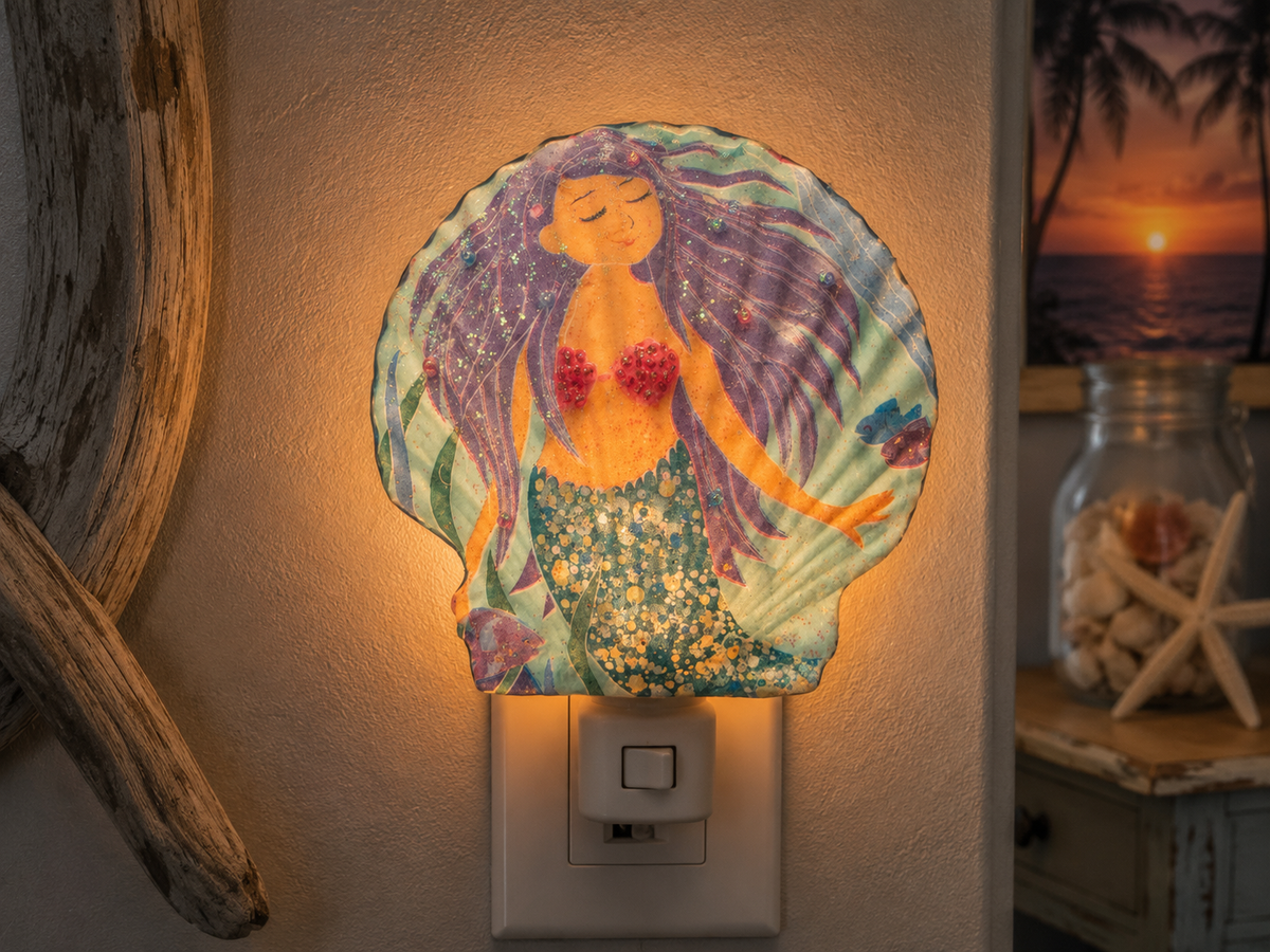 BRIGHT AS SHELL NIGHT LIGHTS